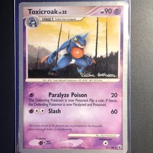 2008 POKEMON WORLD CHAMPIONSHIPS SET TOXICROAK CARD 31/100. Bundle